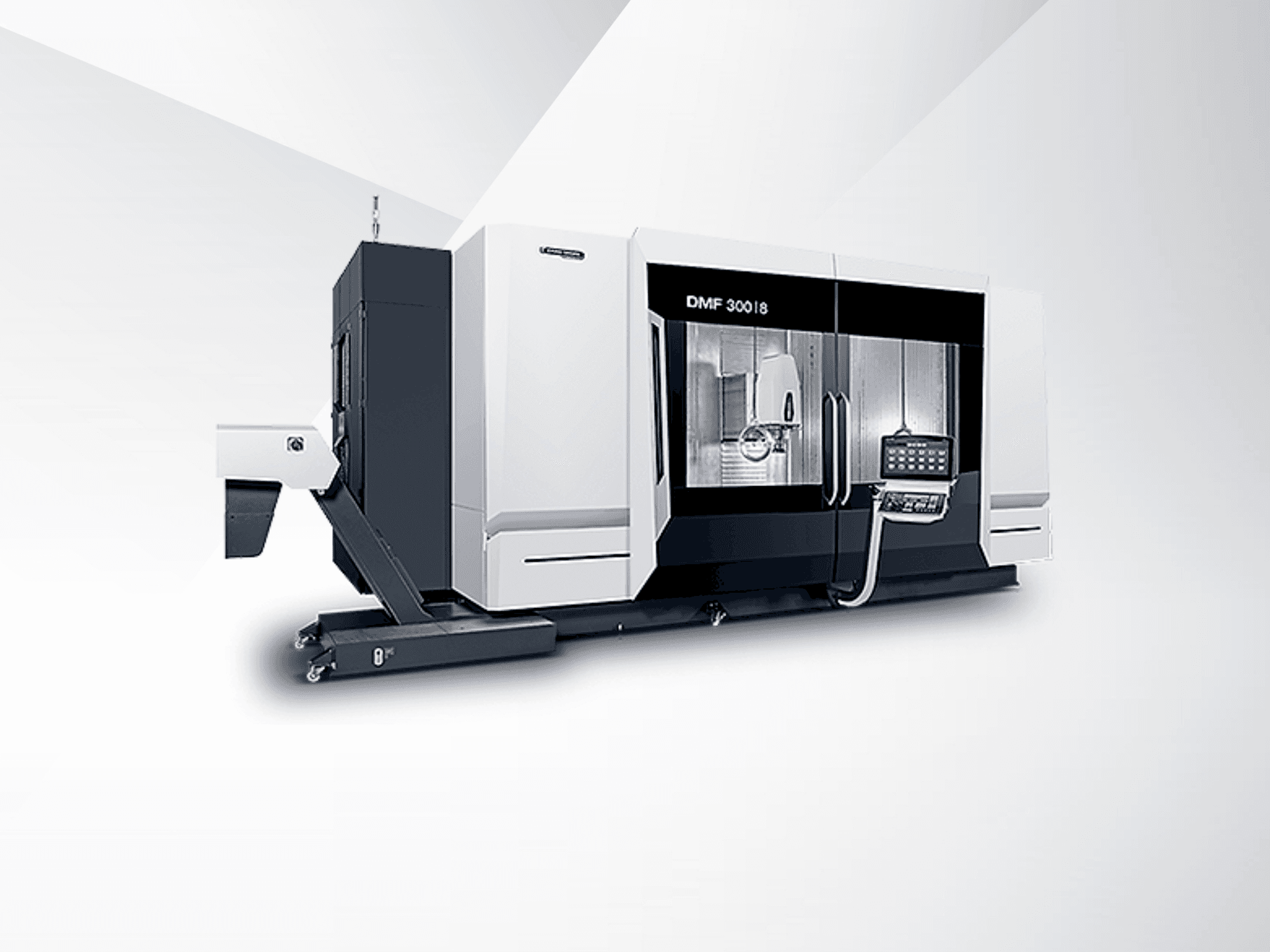 Frontansicht der DMG MORI DMF 300-8 Maschine