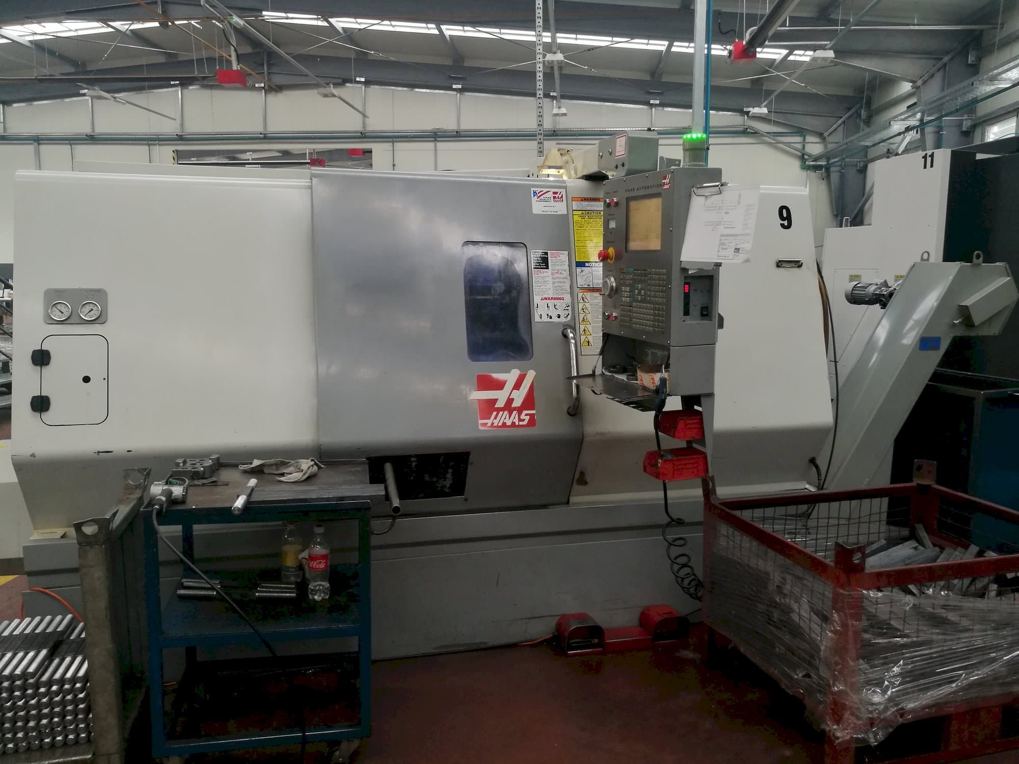 Frontansicht der HAAS SL-30THE Maschine