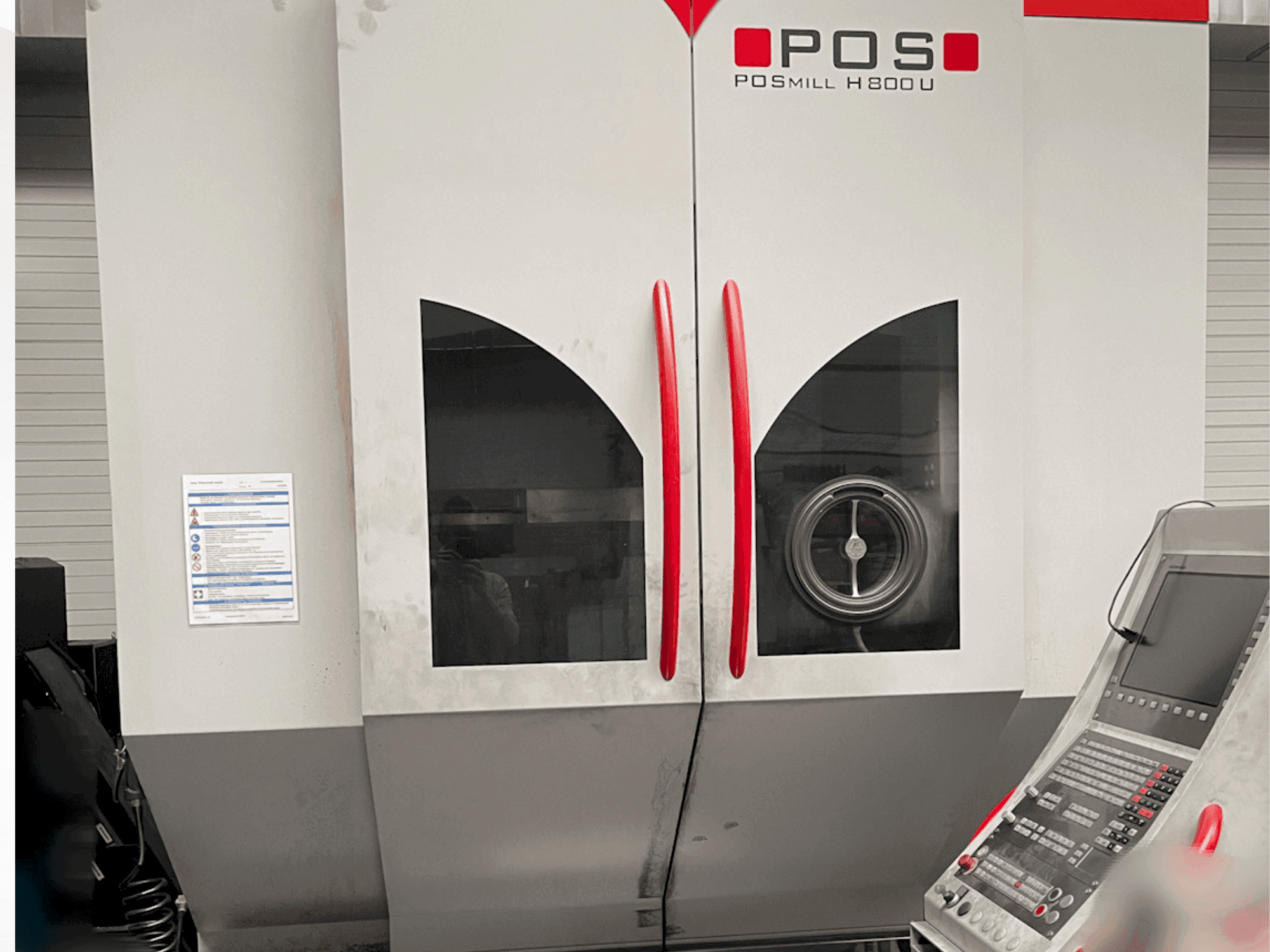 Frontansicht der POSmill H800U Maschine