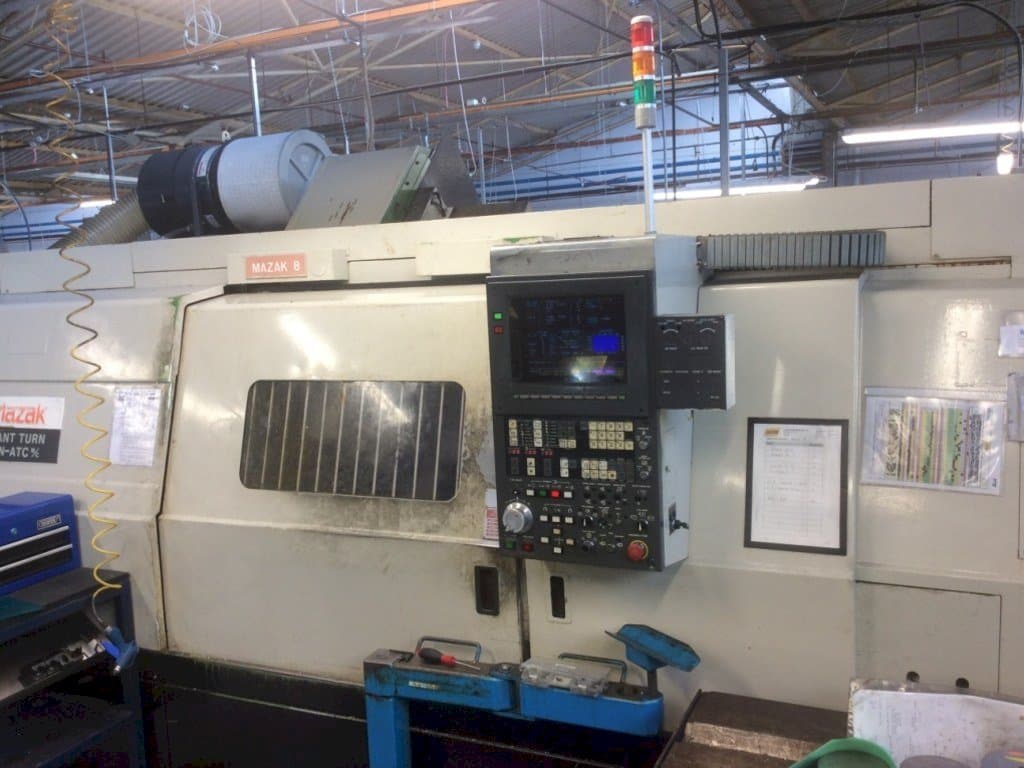 Frontansicht der Mazak Slant Turn 28N - ATC M/C Maschine