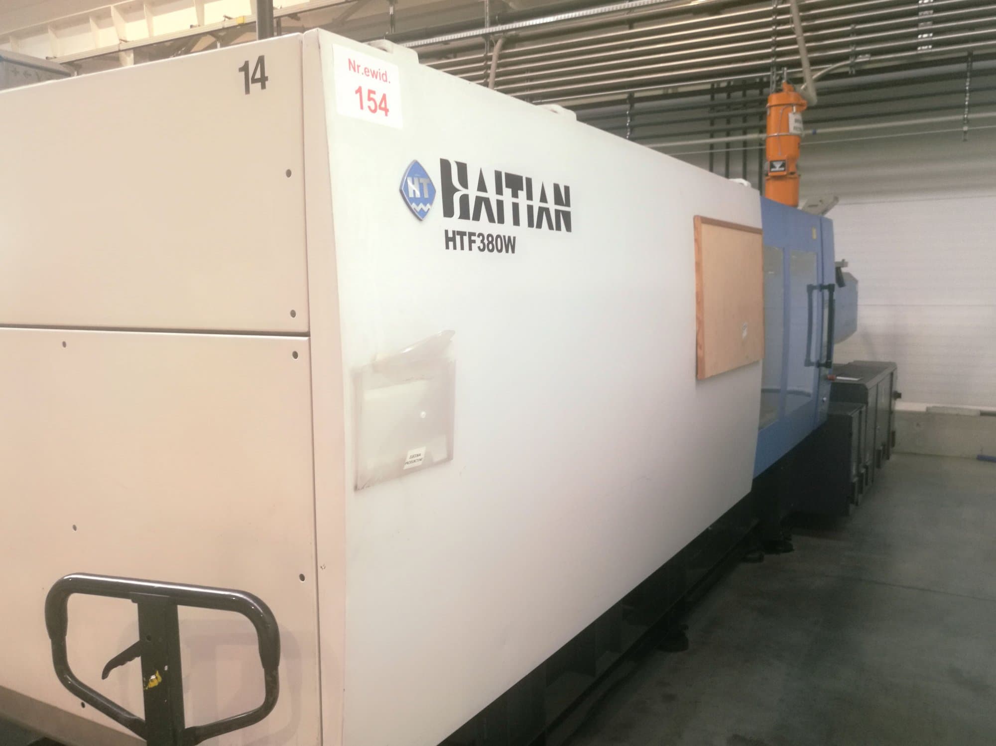 Linke Seitenansicht der HAITIAN HFT 380 W Maschine