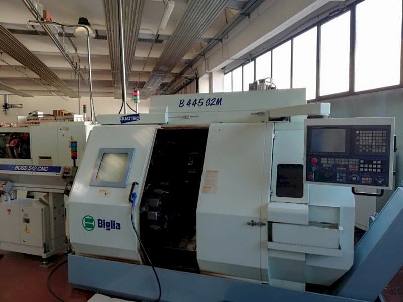 Frontansicht der Biglia B 445 S2M  Maschine