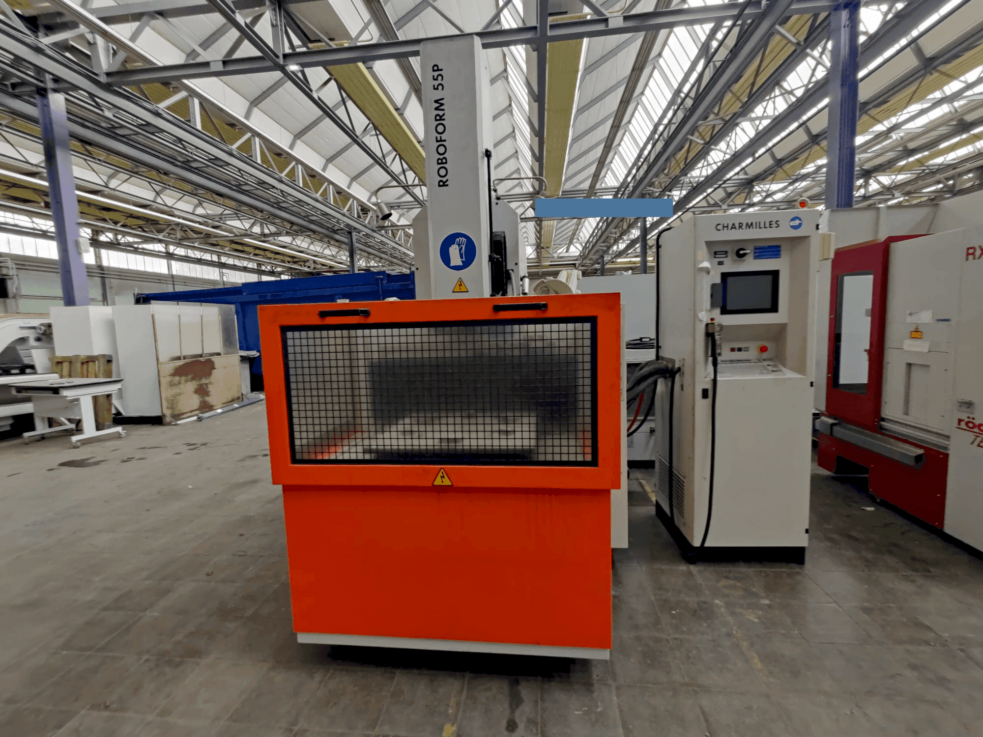 Frontansicht der CHARMILLES ROBOFORM 55P Maschine