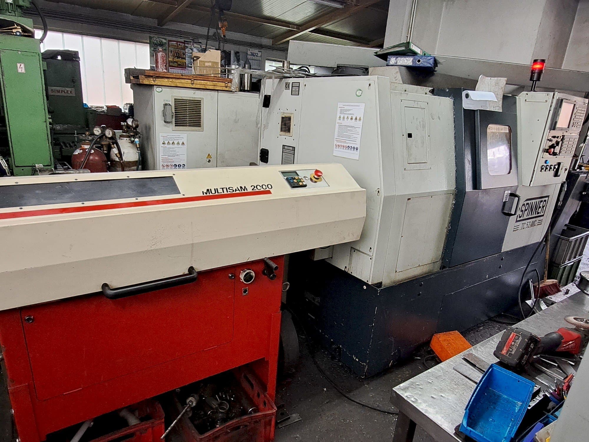 Frontansicht der SPINNER TC 52-MC  Maschine