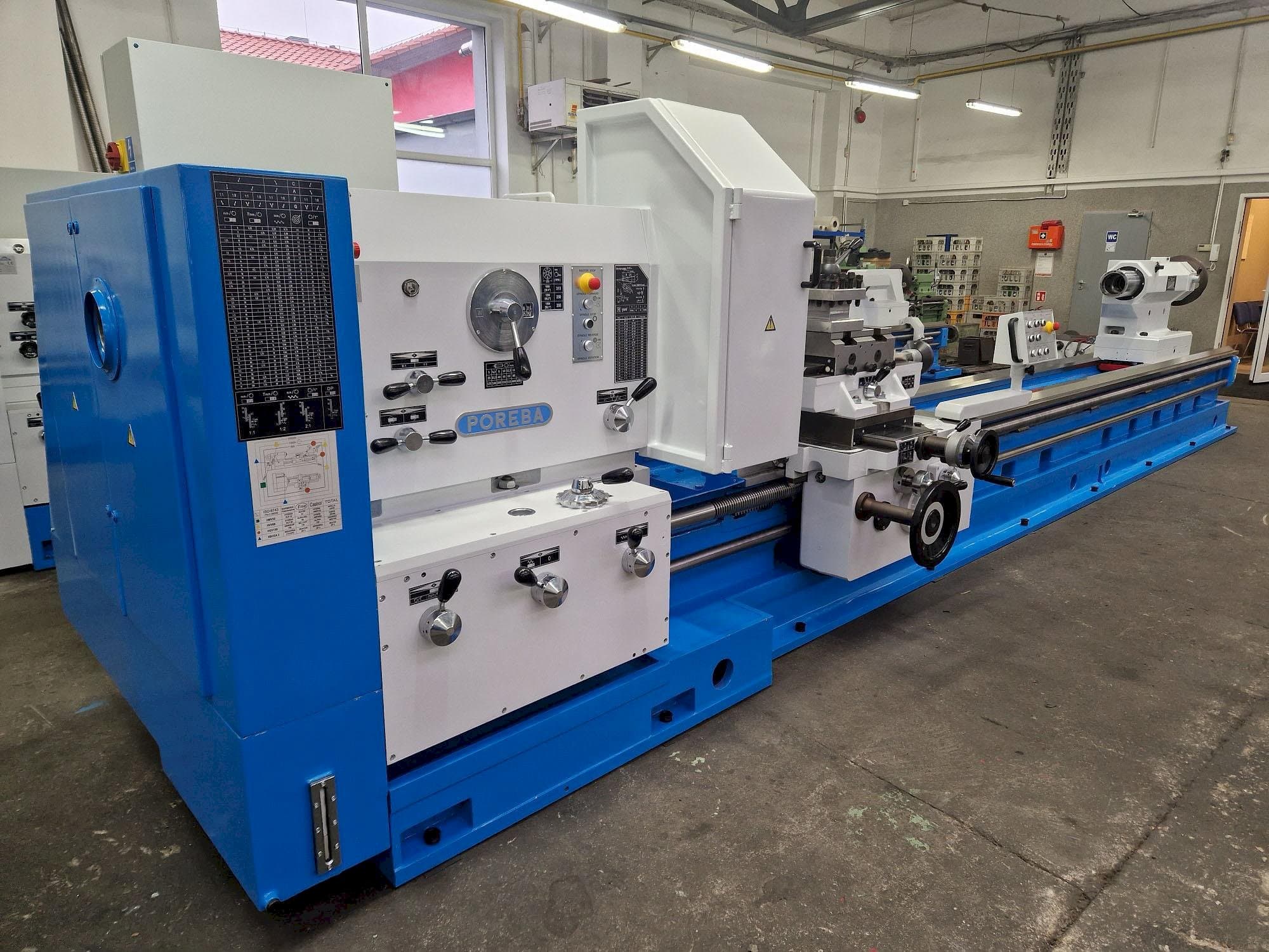 Linke Seitenansicht der Poreba TRP-115B3 x 5000  Maschine