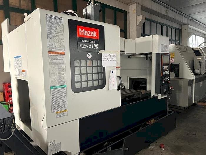 Frontansicht der Mazak VCN 510C  Maschine