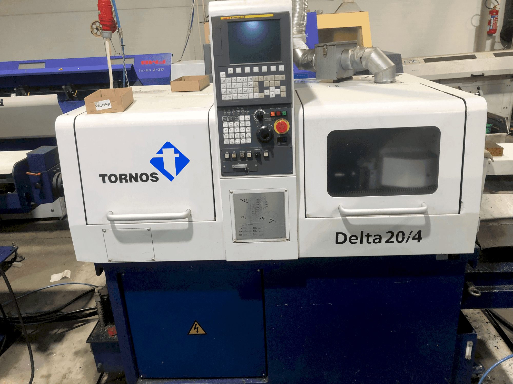 Frontansicht der TORNOS TORNOS DELTA 20/4 Maschine