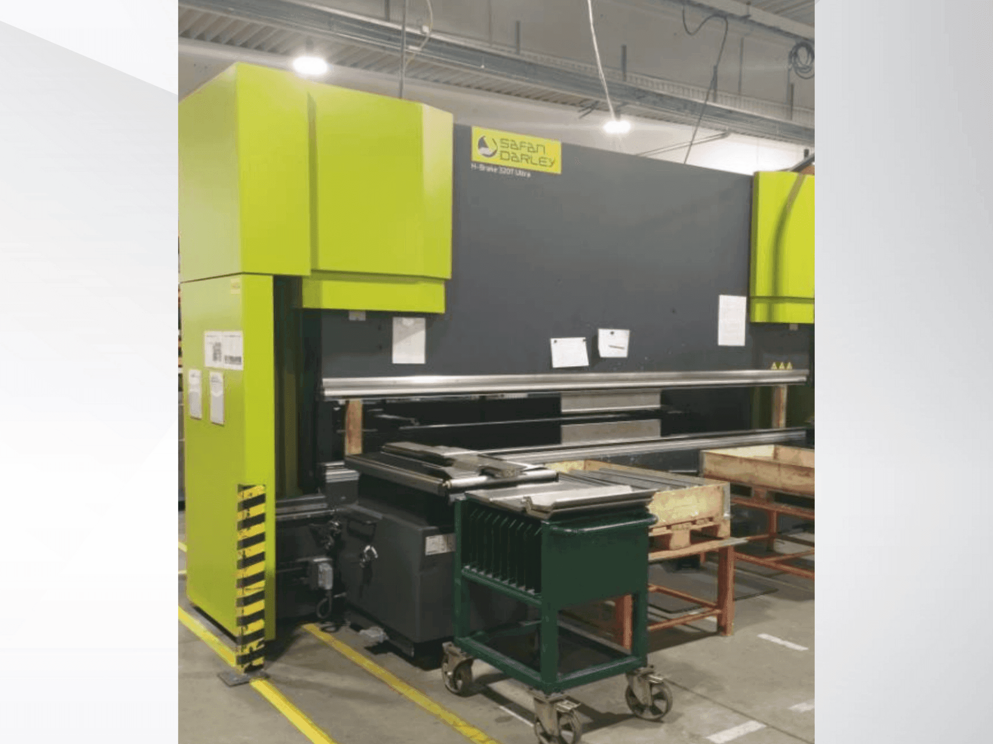 Frontansicht der Safan SAFAN DARLEY H-BRAKE 2 320.42/37 Maschine