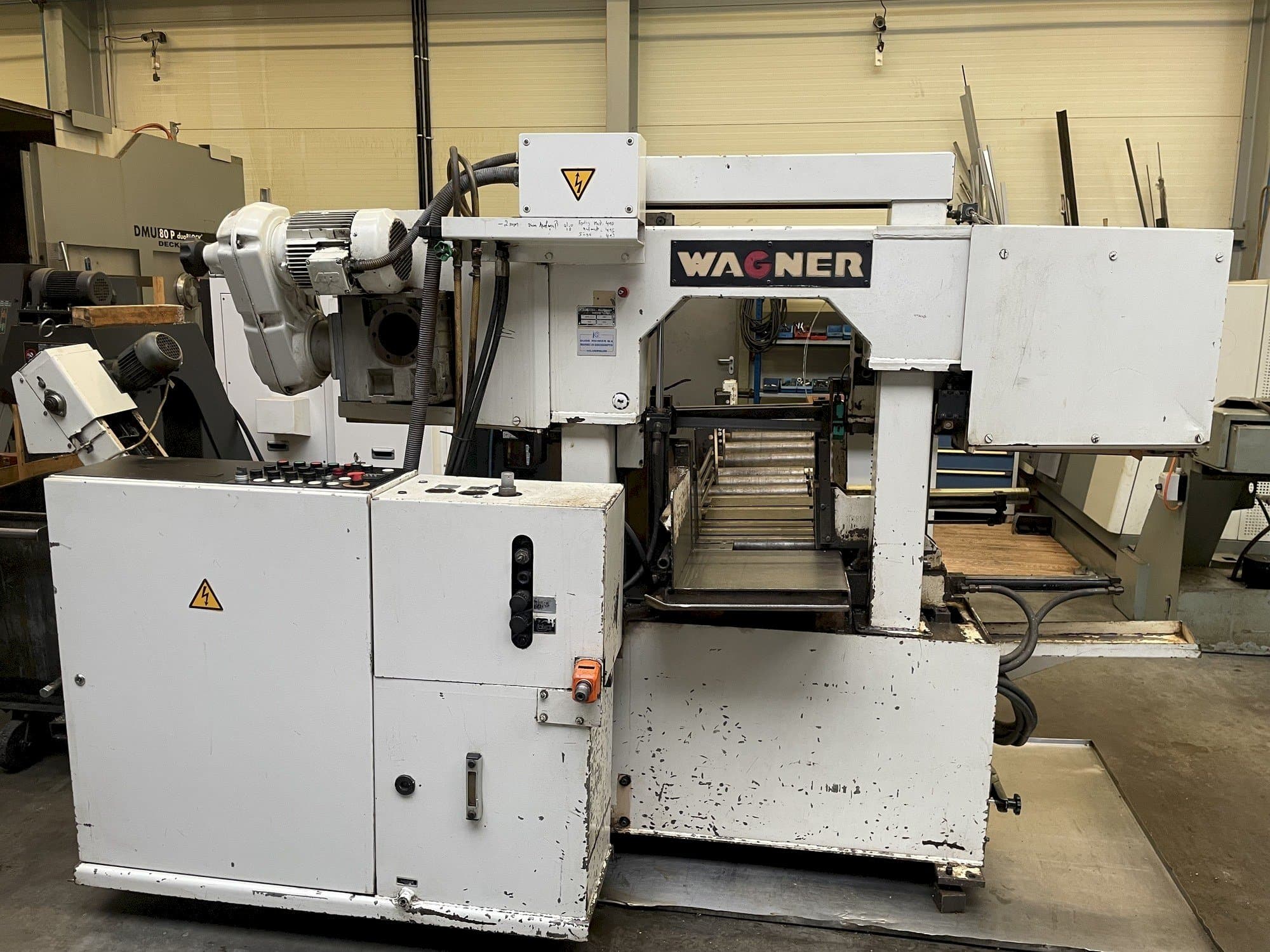 Frontansicht der WAGNER WPB 340 A  Maschine
