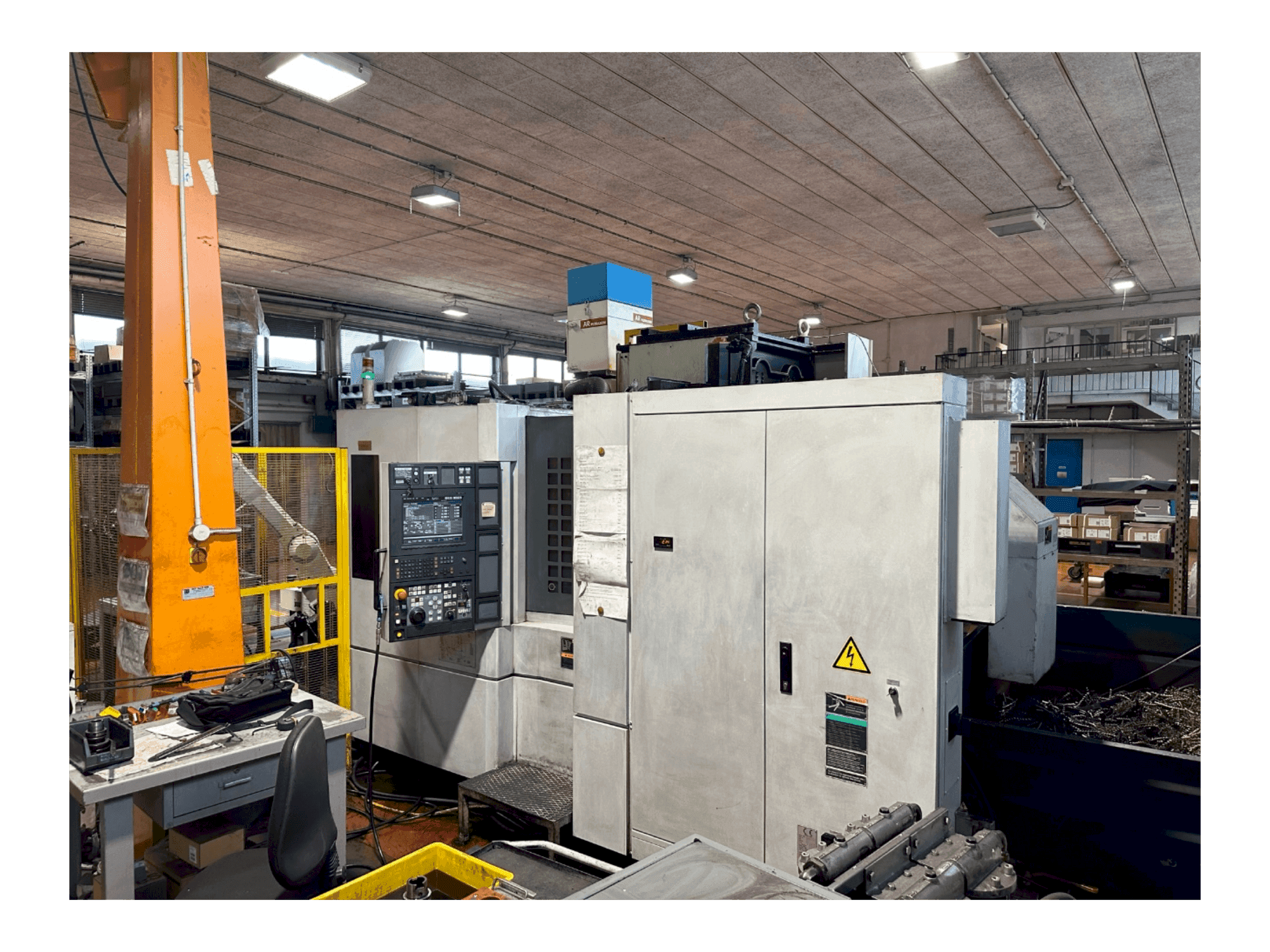 Frontansicht der MORI SEIKI NH 4000 DCG Maschine