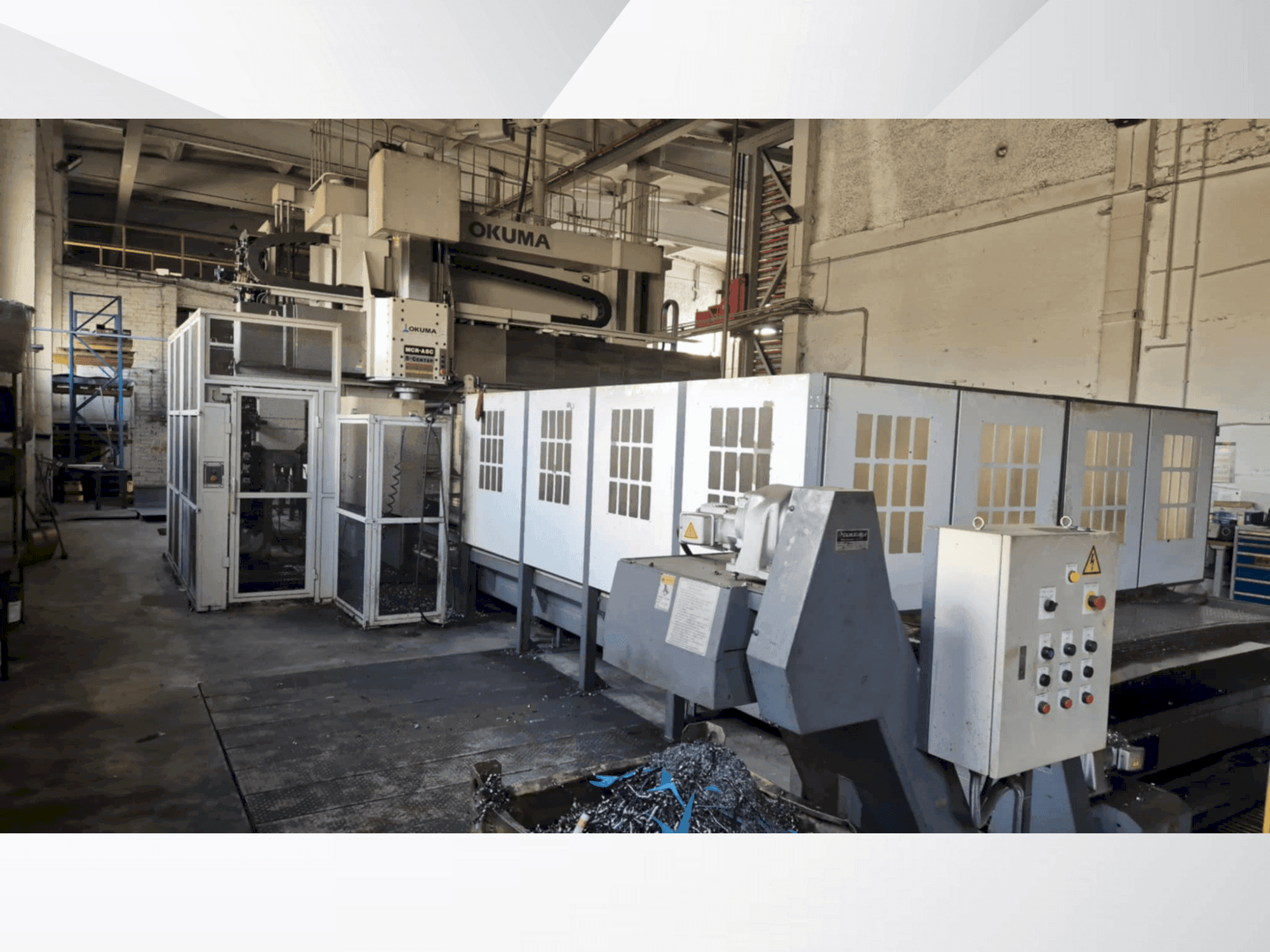 Frontansicht der Okuma MCR-A5C30x65 Maschine