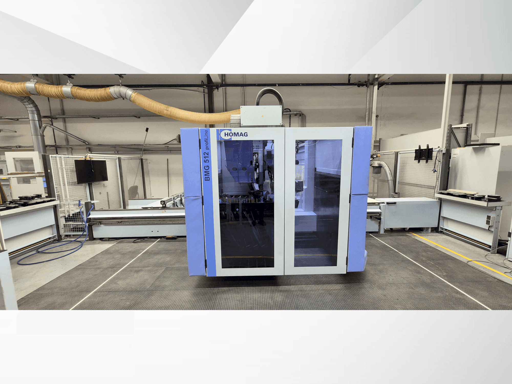 Frontansicht der HOMAG PROFI BMG 512/40/12/V/A Maschine