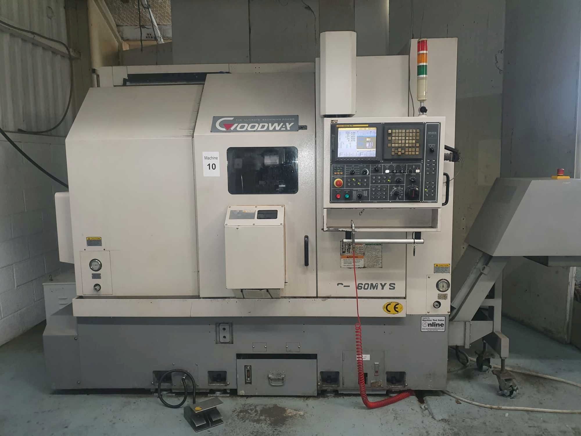 Frontansicht der Goodway GS-260MYS Maschine