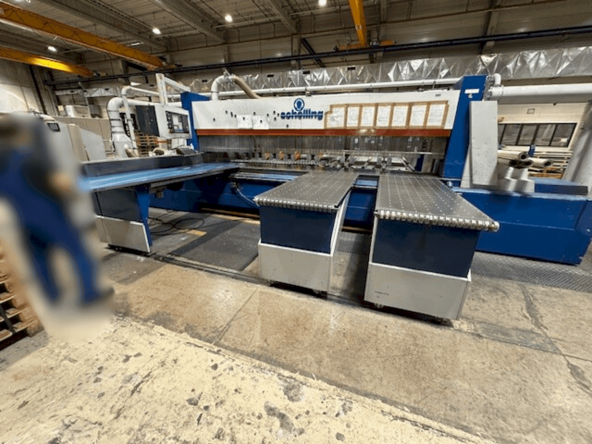 Frontansicht der SCHELLING FSM-430  Maschine