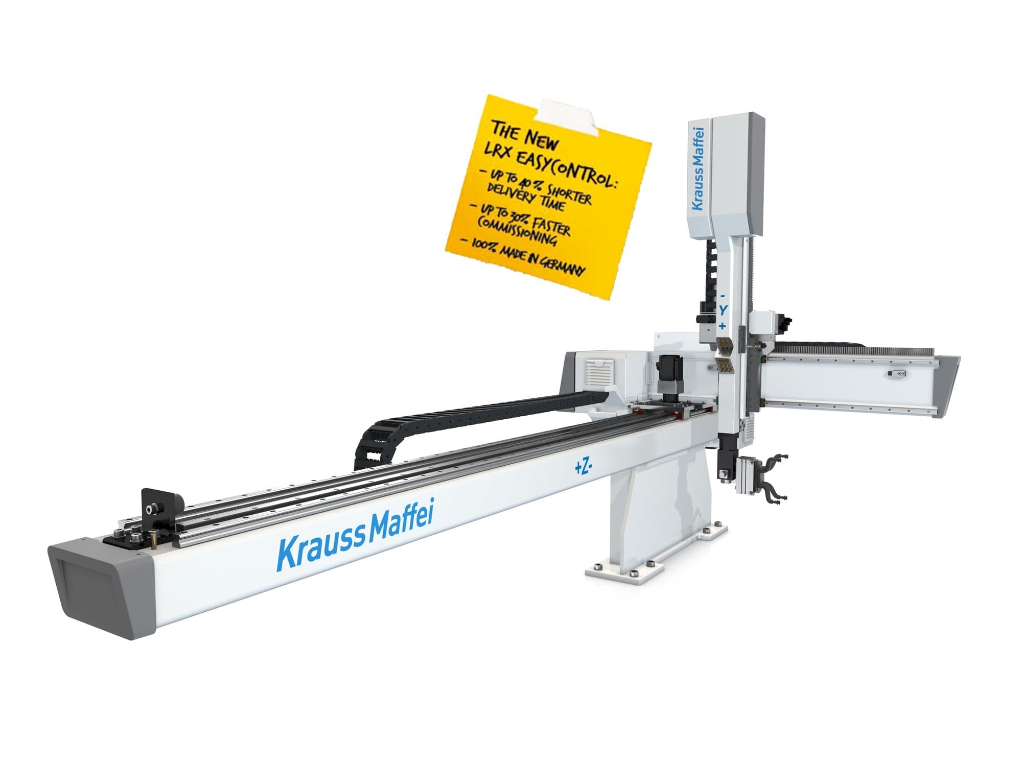 Frontansicht der Krauss Maffei LRX EasyControl 50 Maschine