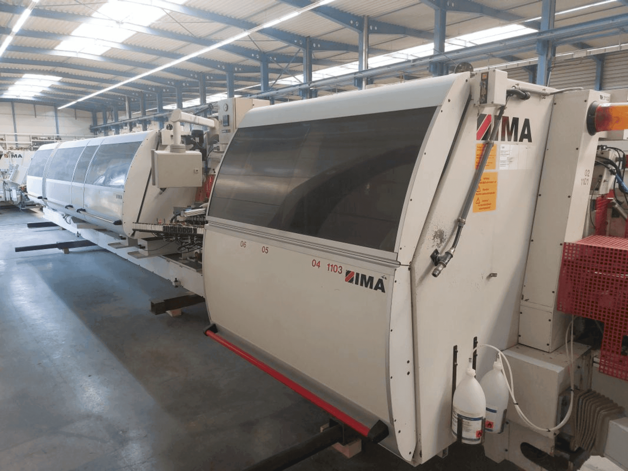 Frontansicht der WEHRMANN COMBIMA Maschine