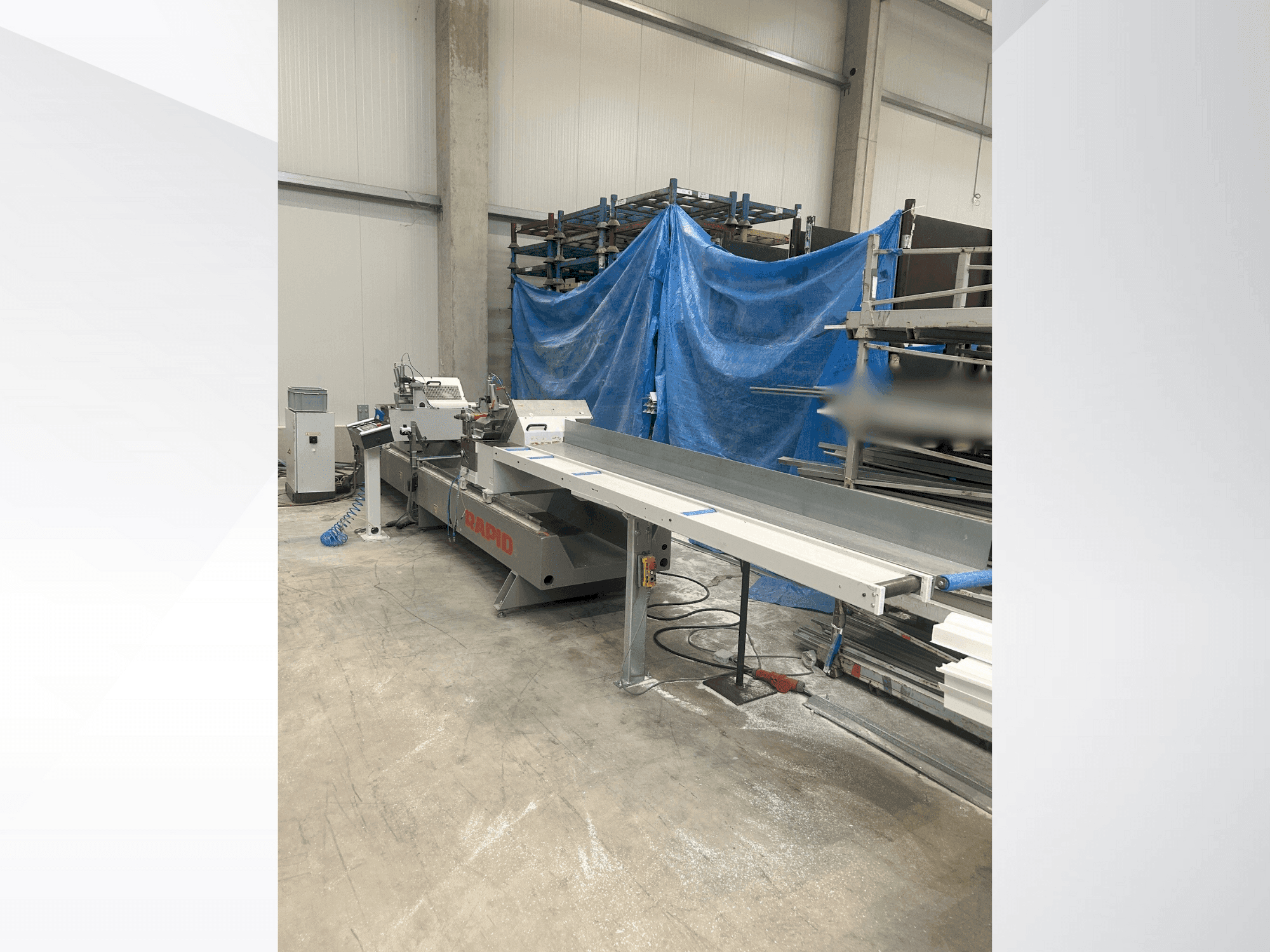 Frontansicht der RAPID DGL 200-E  Maschine