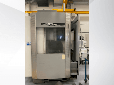 Frontansicht der DECKEL MAHO DMC 75 V Linear Maschine