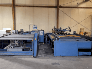 Frontansicht der TWIN SEAM KA 2000-3000 Maschine