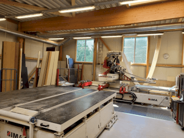 Frontansicht der IMA BIMA CUT 120/300 Maschine