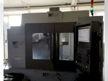 Frontansicht der MTcut V85 Maschine