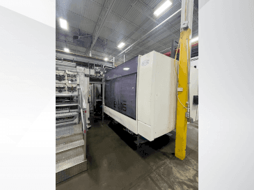 Frontansicht der Netstal EVOS 5500-2900 Speed Maschine