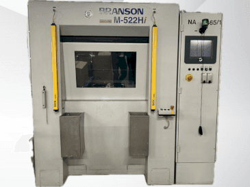 Frontansicht der BRANSON M-522Hi Maschine