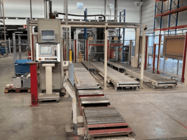 Frontansicht der LIGMATECH MAW/Nottmeyer, Ligmatech Maschine