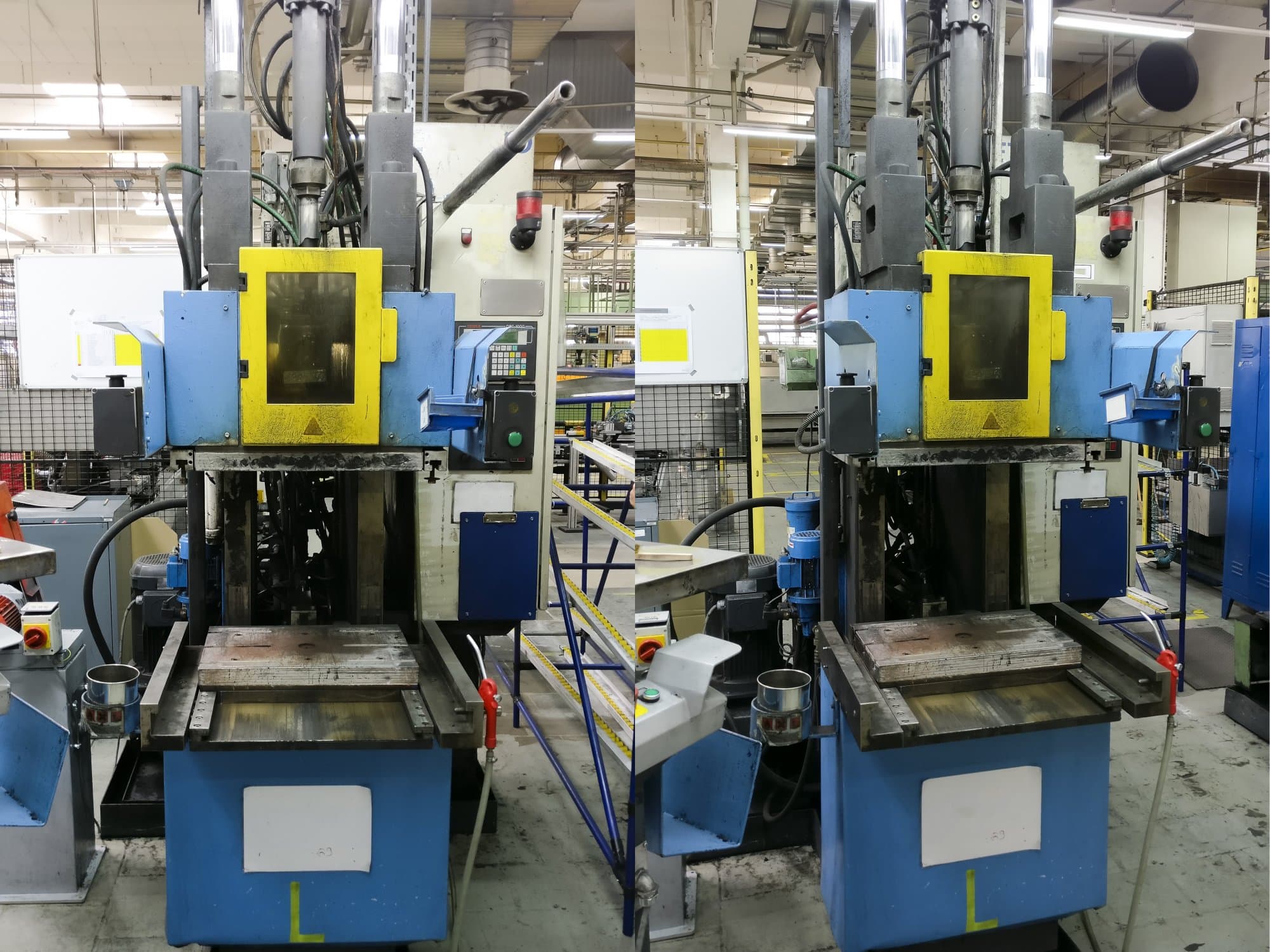 Frontansicht der Klöckner Desma 956.050 Maschine