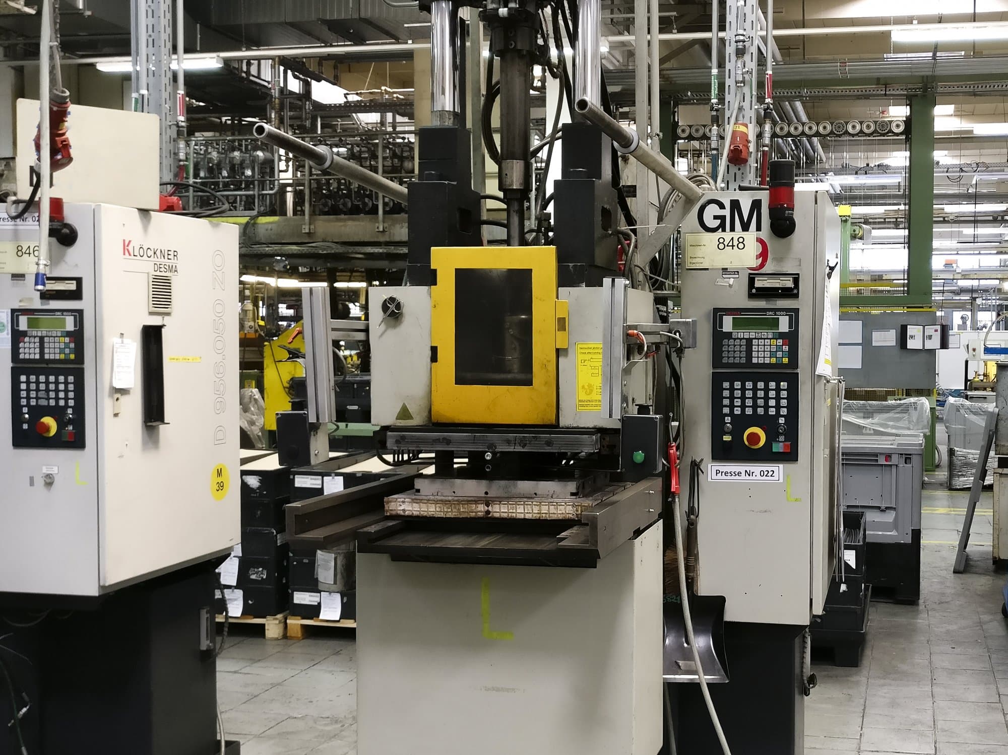 Mainansicht der Klöckner Desma 956.050 Maschine