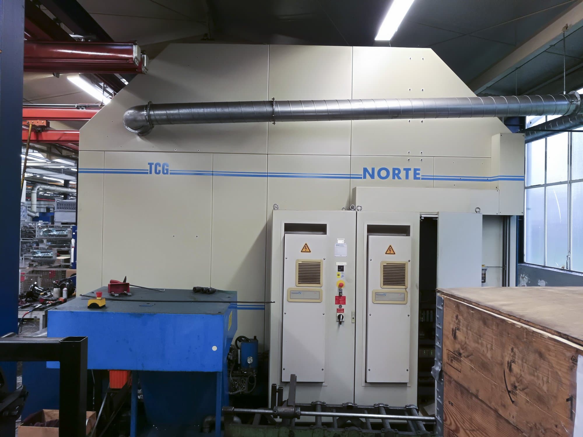 Frontansicht der NORTE VHS 630 Maschine