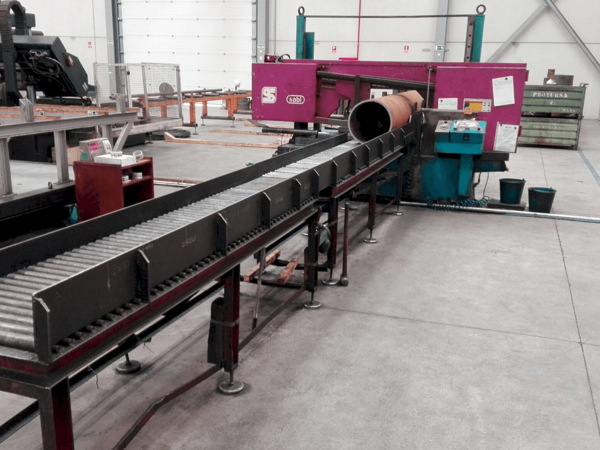 Frontansicht der Sabi PB-450A-NC Maschine