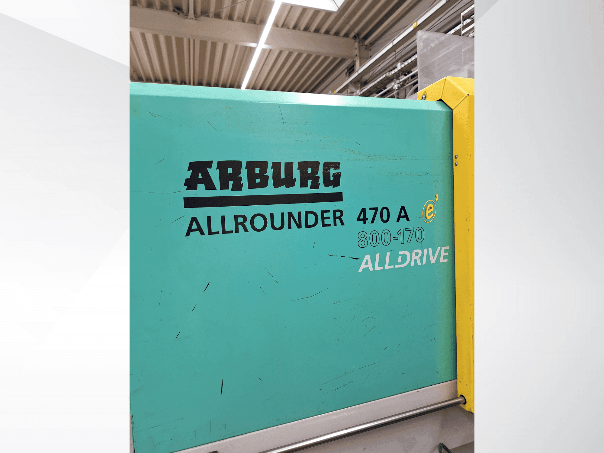 Frontansicht der Arburg 470 A 800-170 Maschine