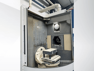 Arbeitsraum der GROB G550a  Maschine