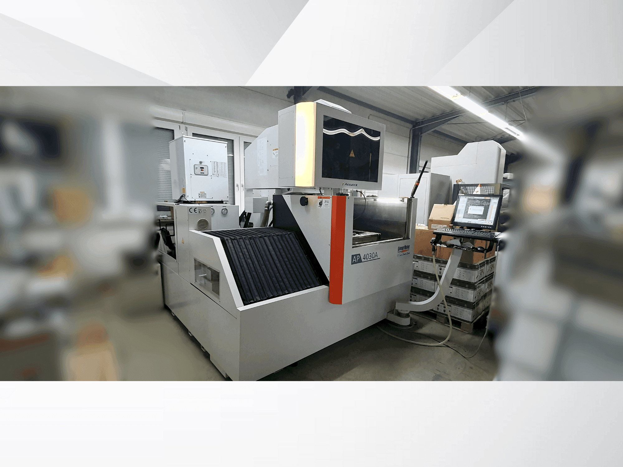 Frontansicht der AccuteX AP 4030A Maschine