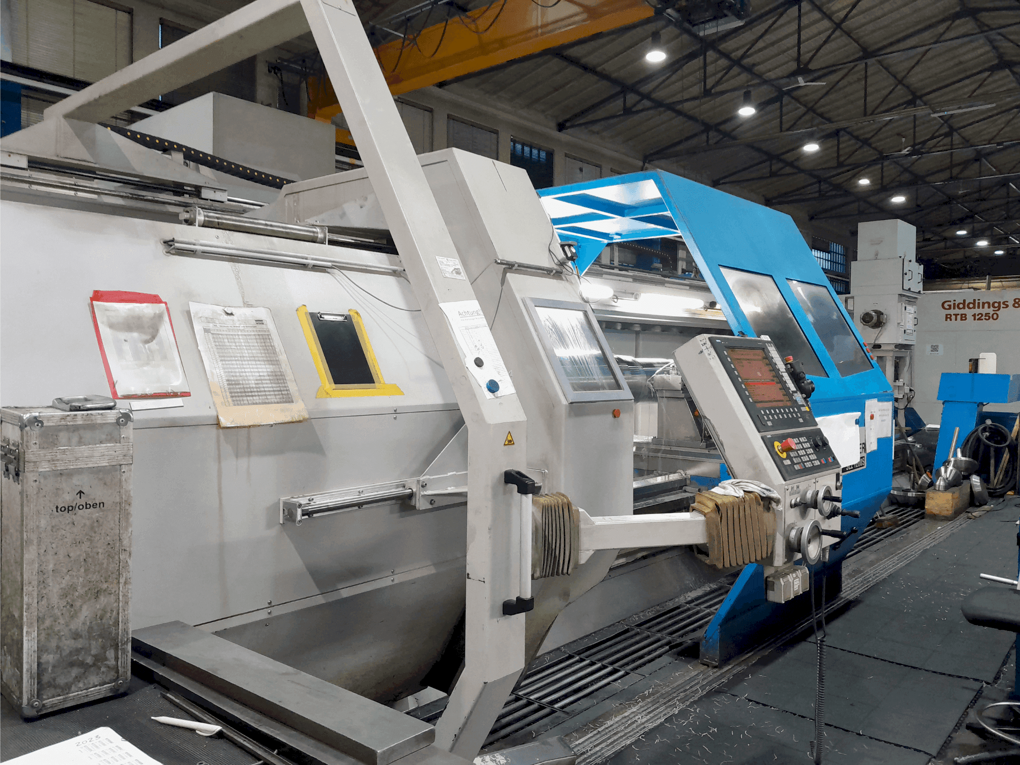 Frontansicht der SEIGER SLZ 1200S Maschine