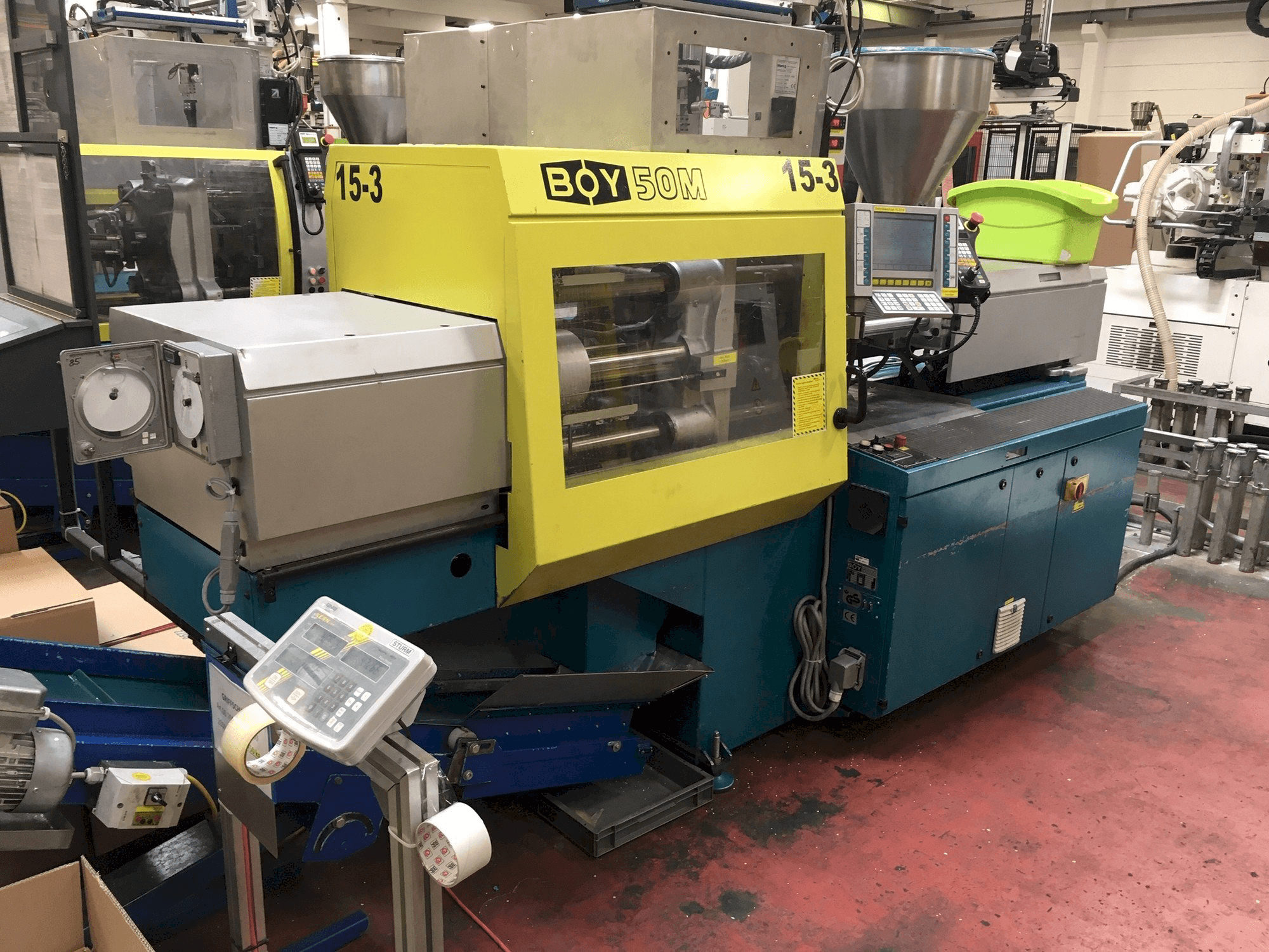 Frontansicht der Dr. Boy 50M Maschine