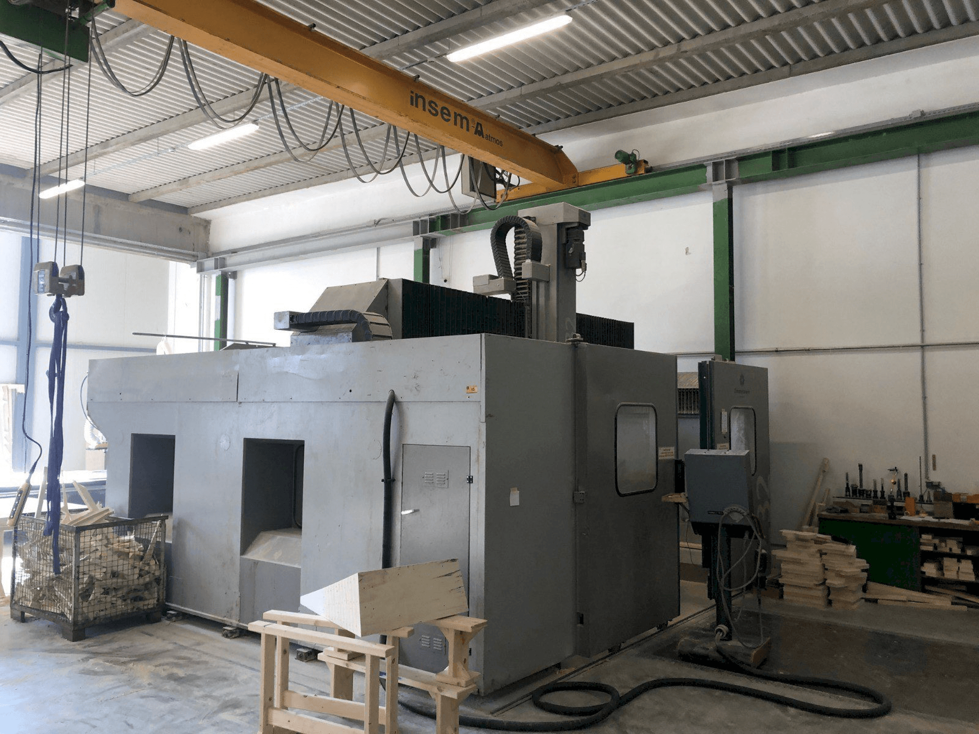 Frontansicht der Zimmermann FZ 32 Maschine