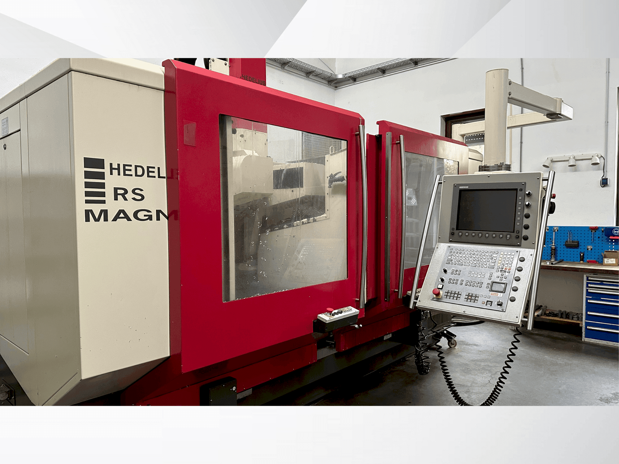 Frontansicht der HEDELIUS RS60KM-2000 Maschine