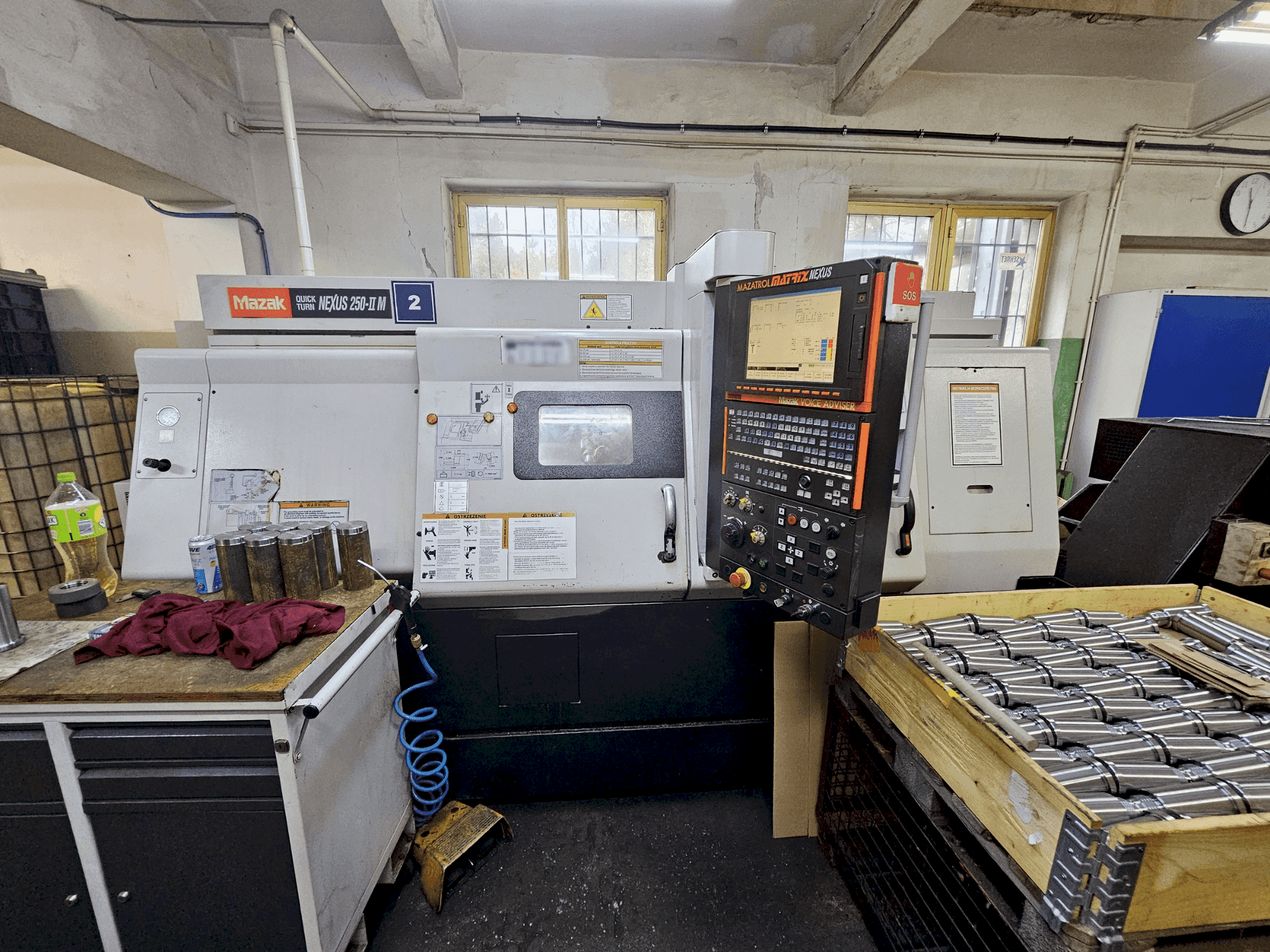 Frontansicht der Mazak QUICKTURN NEXUS 250-II M Maschine