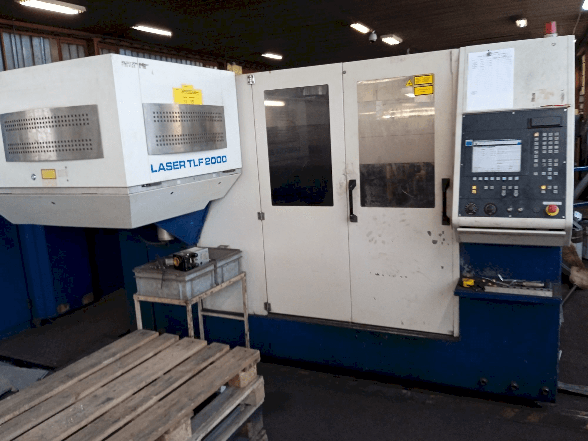 Frontansicht der Trumpf Trumatic L 3030 Maschine