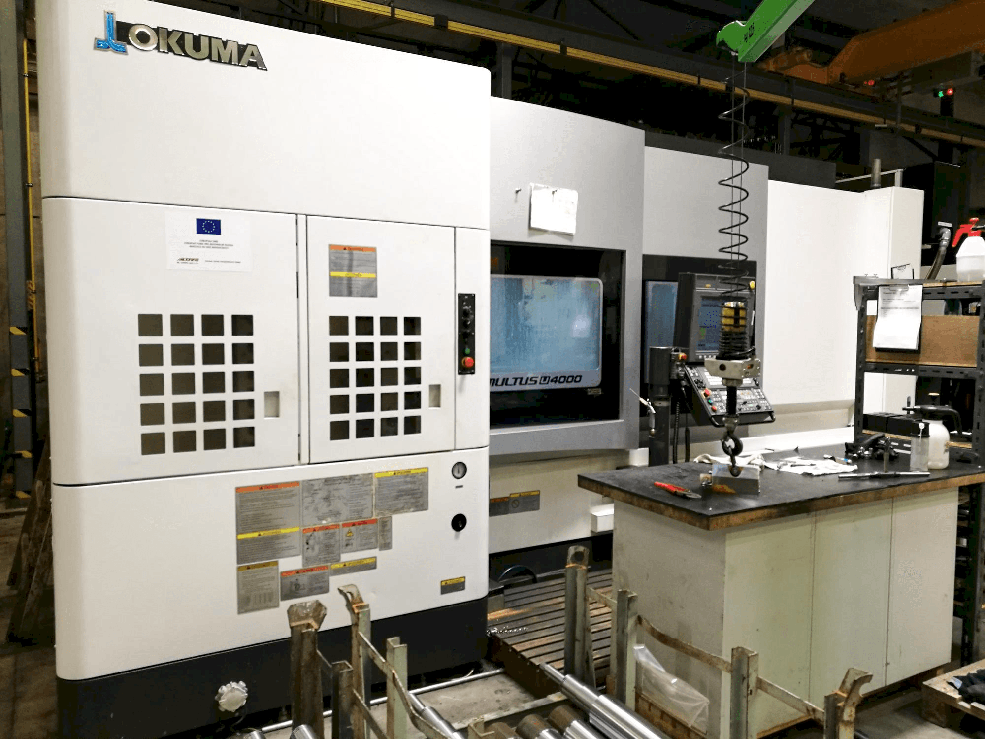 Frontansicht der Okuma Multus U4000 1SC-2000 Maschine