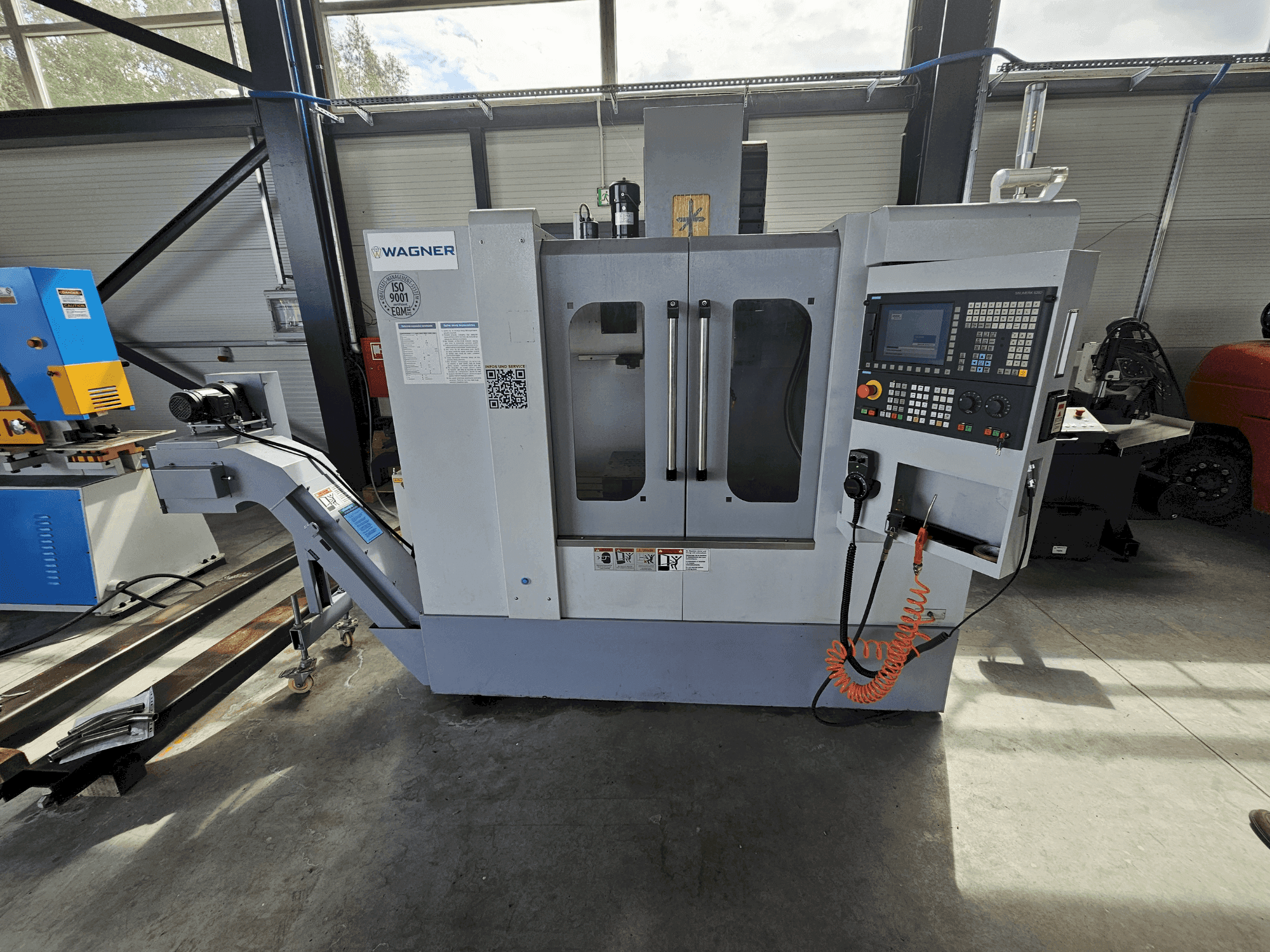 Frontansicht der WAGNER WMC 600 L Maschine