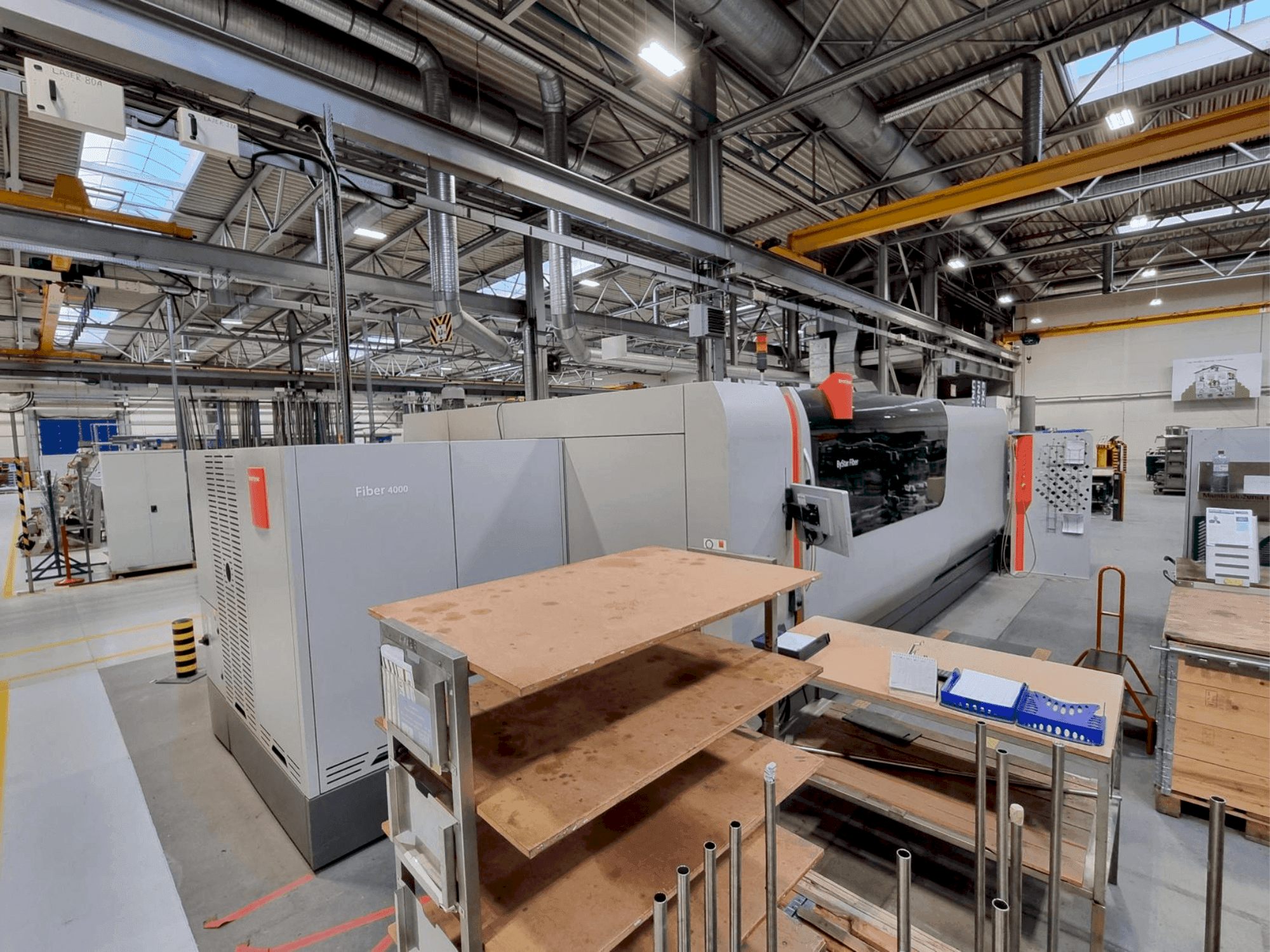 Frontansicht der Bystronic ByStar Fiber 4020 (2017) Maschine