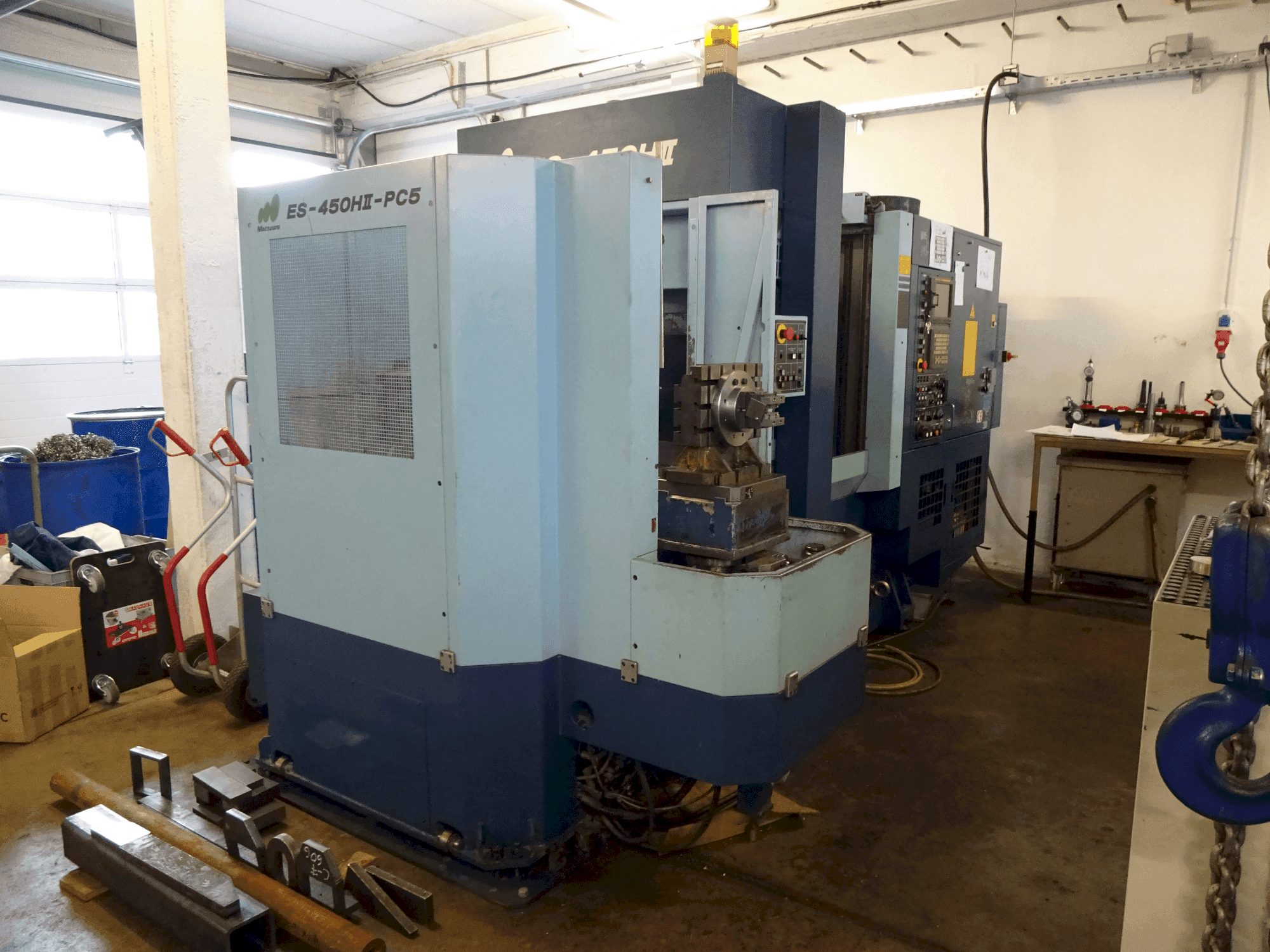 Frontansicht der Matsuura ES-450HII PC5 Maschine