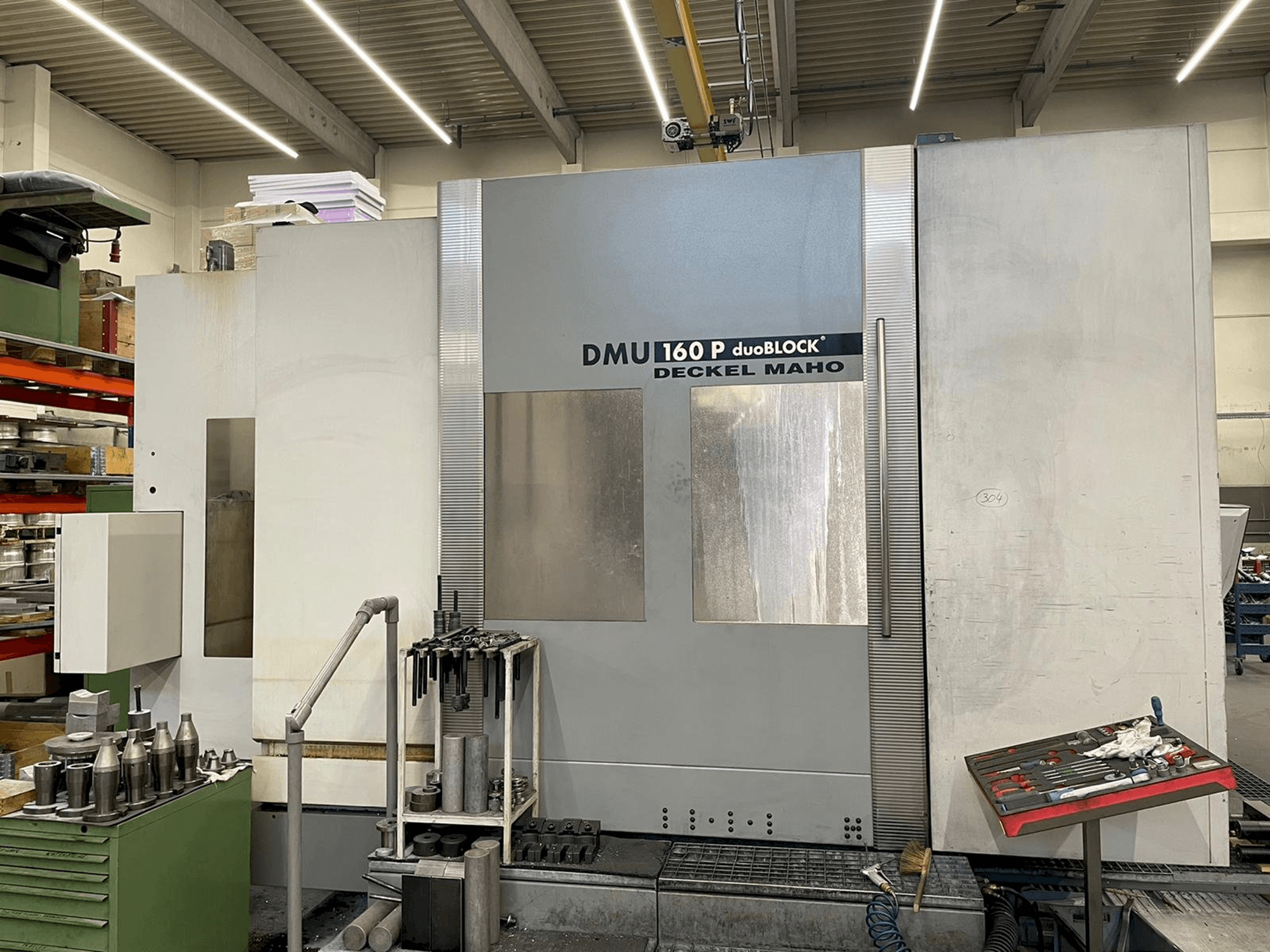 Frontansicht der DECKEL MAHO DMU 160 P duoBLOCK Maschine