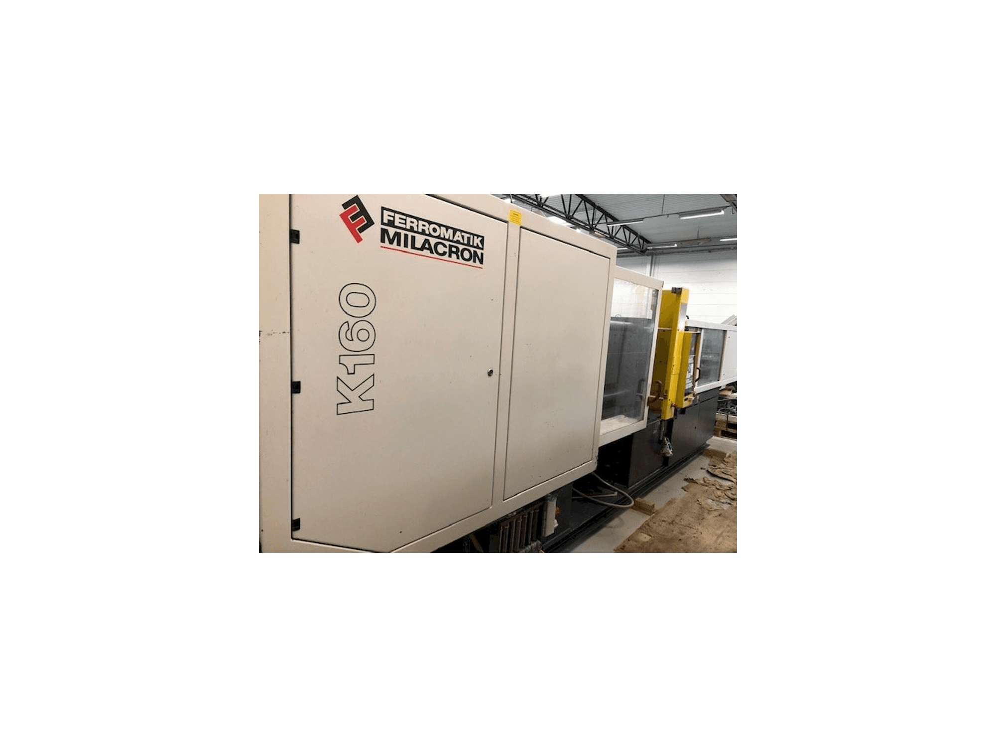 Frontansicht der Ferromatik MILACRON K160 Maschine