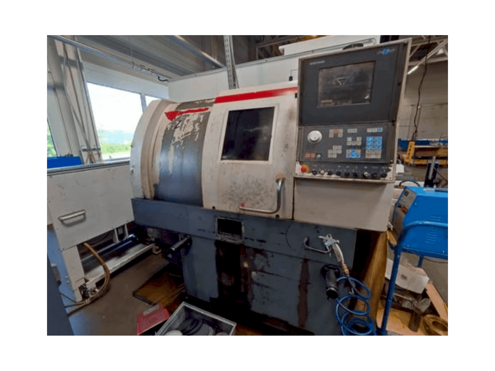 Frontansicht der WEMAS DZ150 Maschine