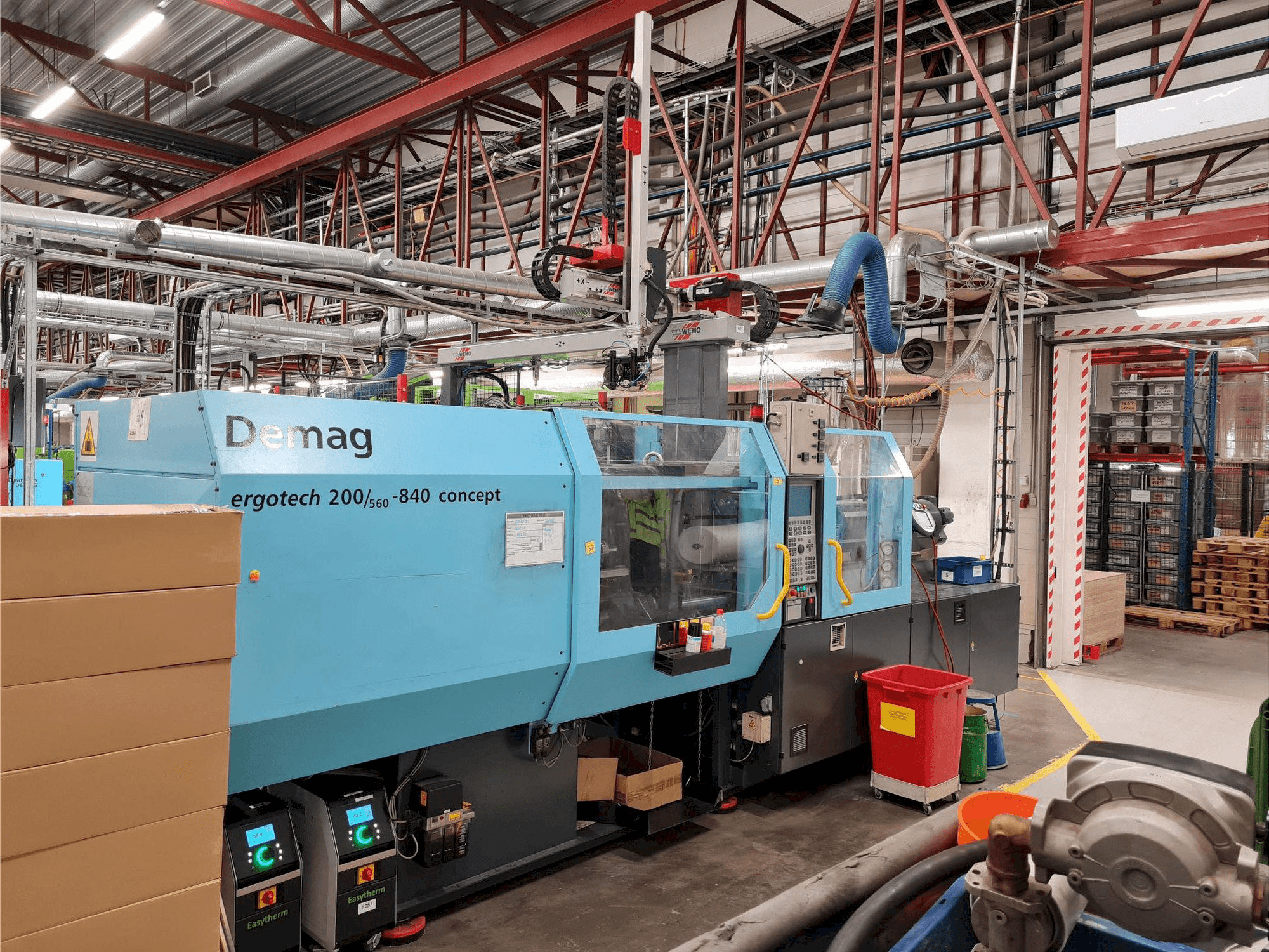 Frontansicht der DEMAG Ergotech 200/560-840 concept Maschine