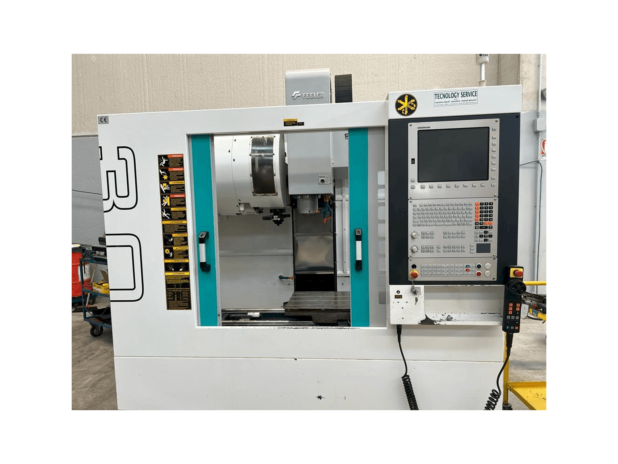 Frontansicht der Feeler VMP-30A Maschine
